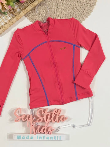Jaqueta Infantil Siri Kids Sport Jessica Luna Coral 42607