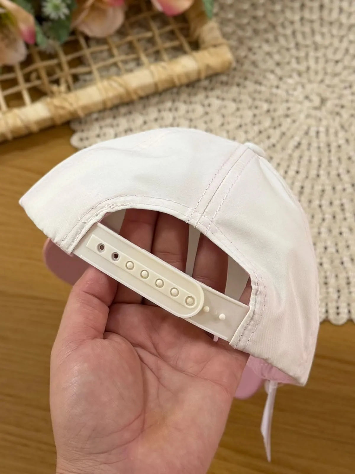 Boné Infantil Kukie Verão Branco Estrelinha do Mar