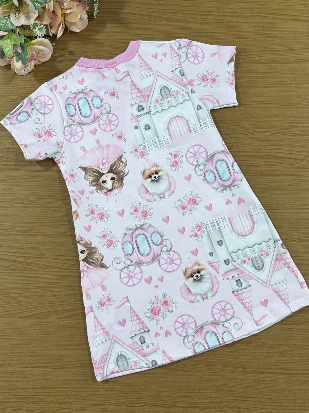 Vestido Infantil Cinti Verão Rosa Princesa