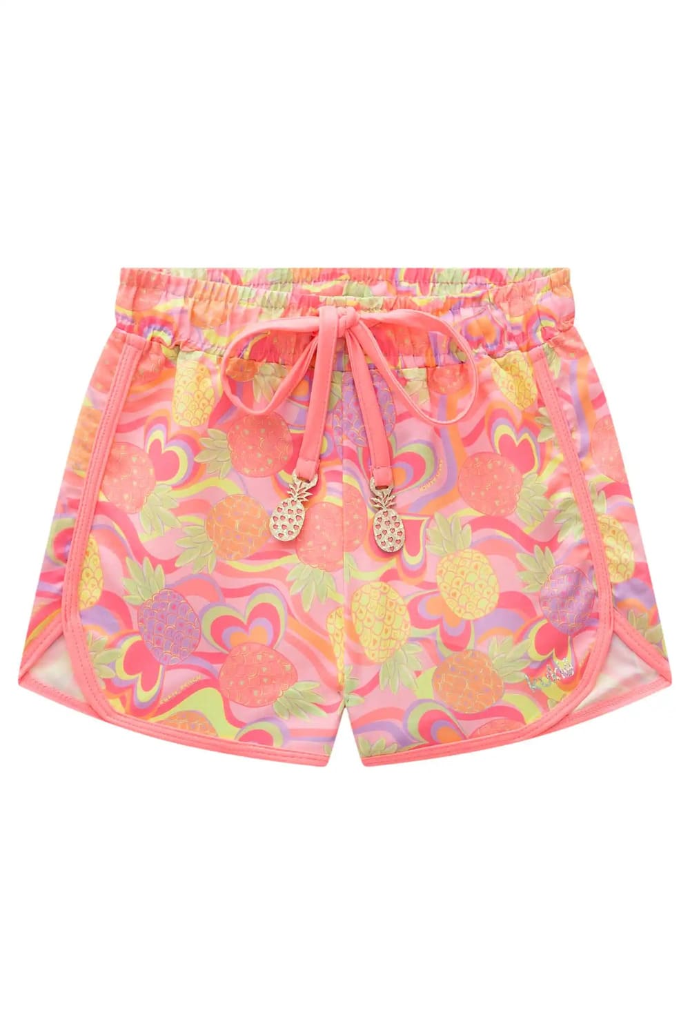 Shorts Infantil Kukie Verão Saida de Praia Frutinhas