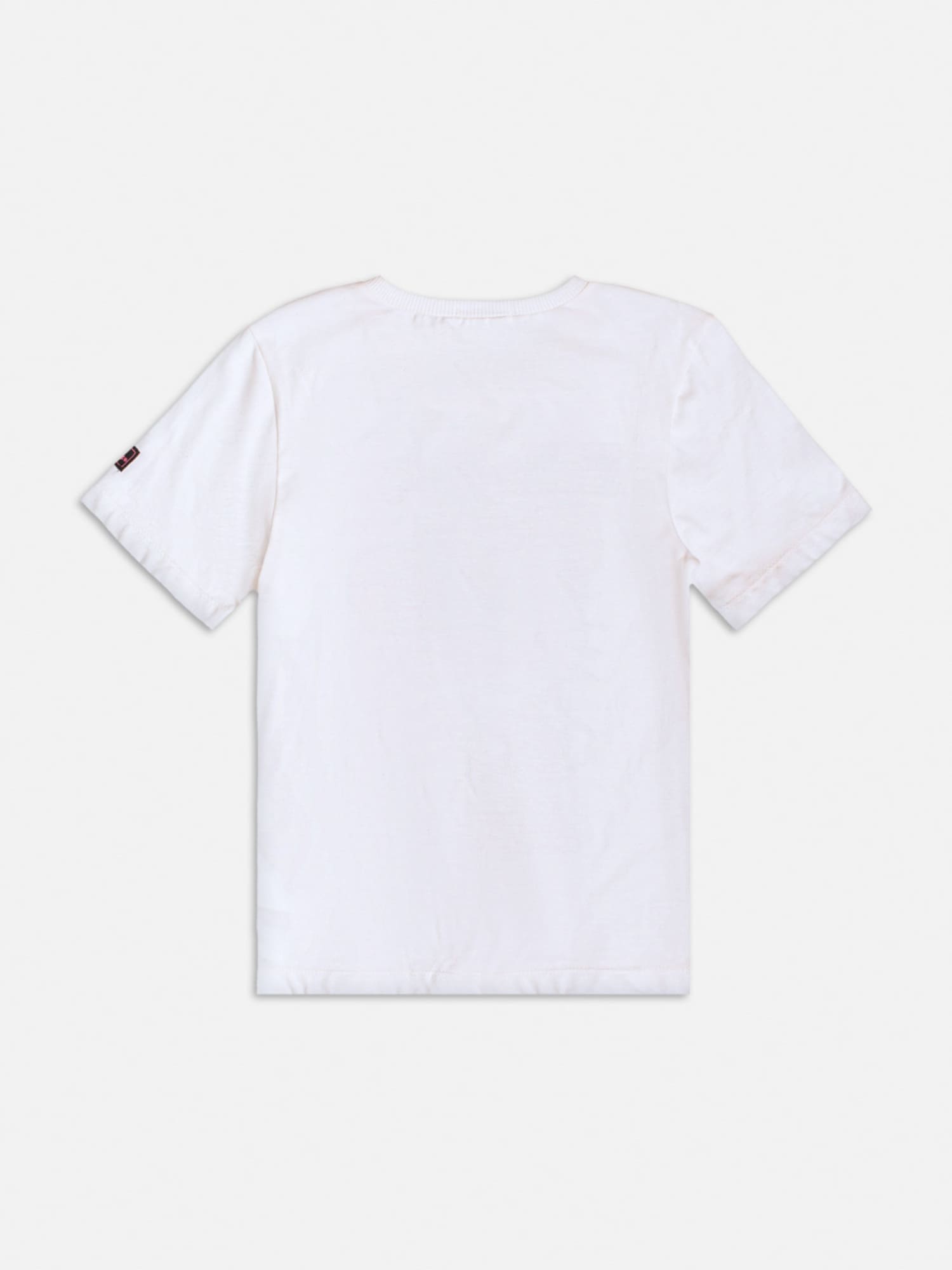Blusa Infantil Momi Inverno Manga Curta Branco com Strass Hello Kitty