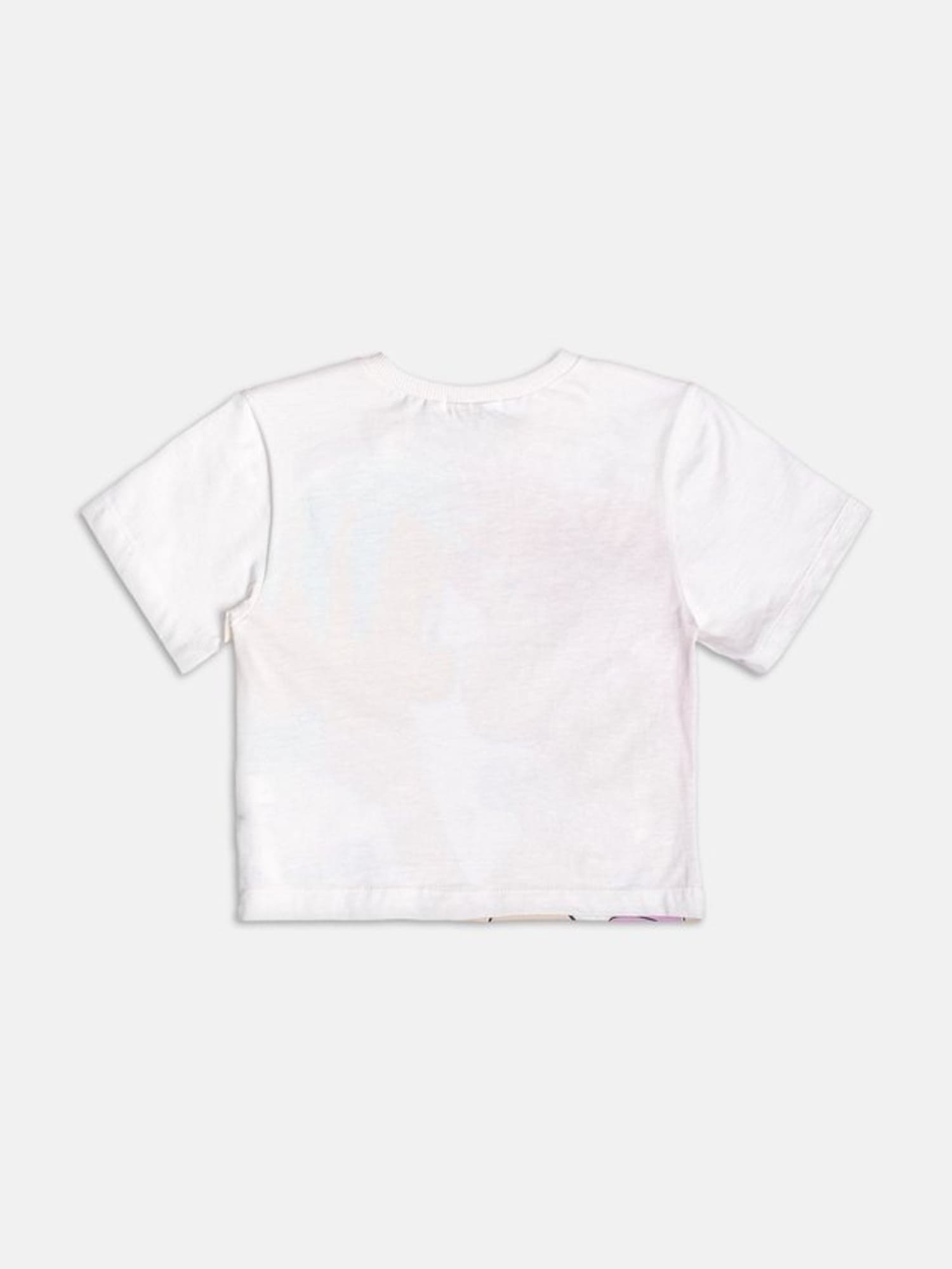 Blusa Infantil Momi Verão Branca Pequena Sereia Disney