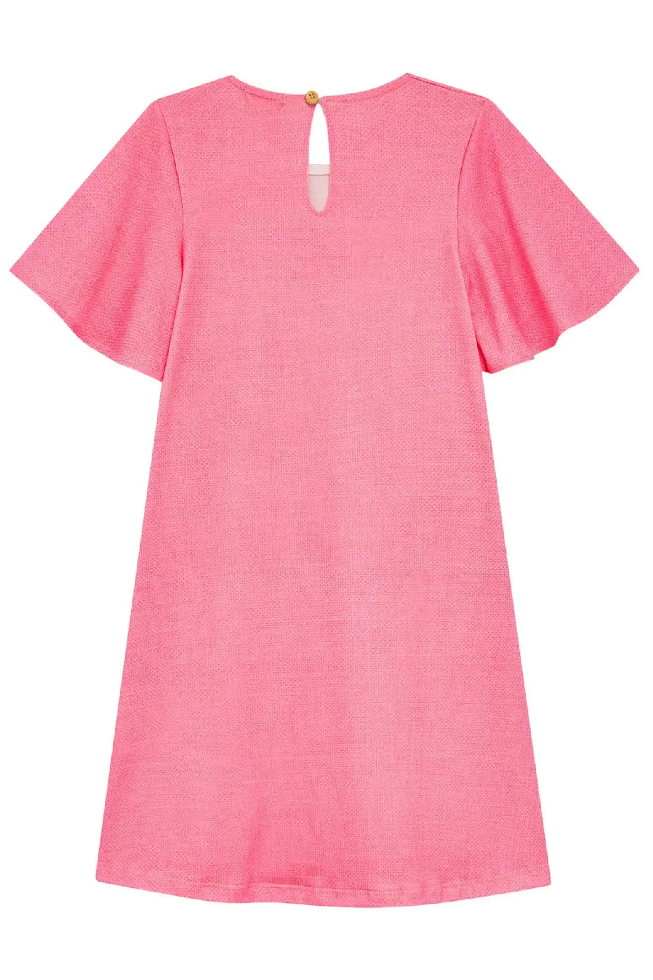 Vestido Infantil Kukiê Verão Rosa Roposinha e Ursinha