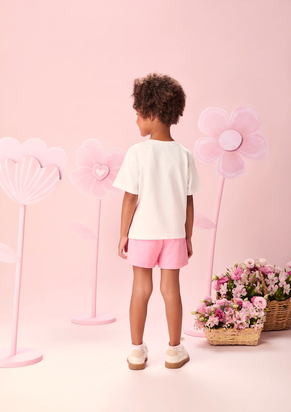 Blusa Infantil Menina Momi Branca Maçã