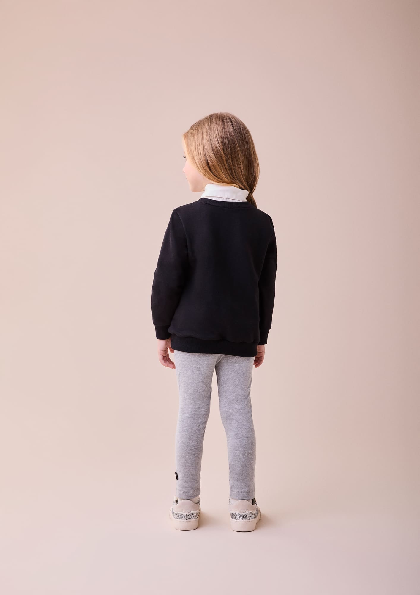 Conjunto Infantil Momi Inverno com Calça e Casaco Preto Dumbo