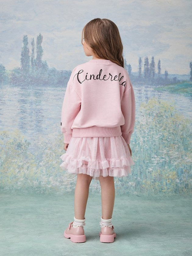 Moletom Infantil Animê Inverno Cinderela Disney