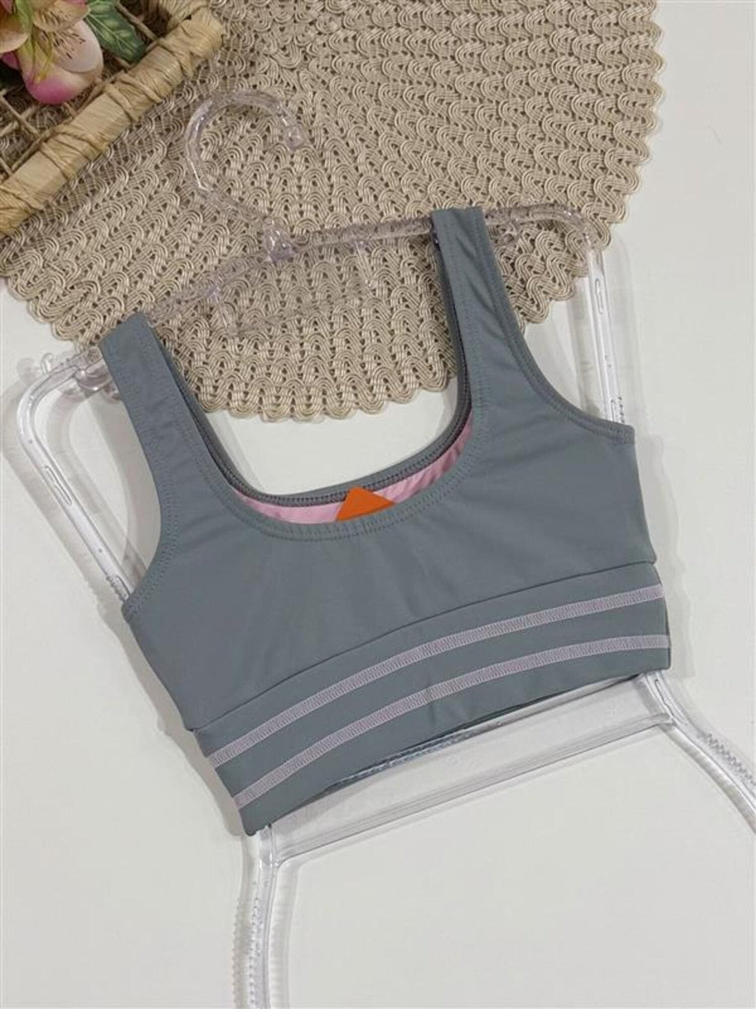 Top Infantil Siri Kids Sport Amanda Nagoya Cinza 42652