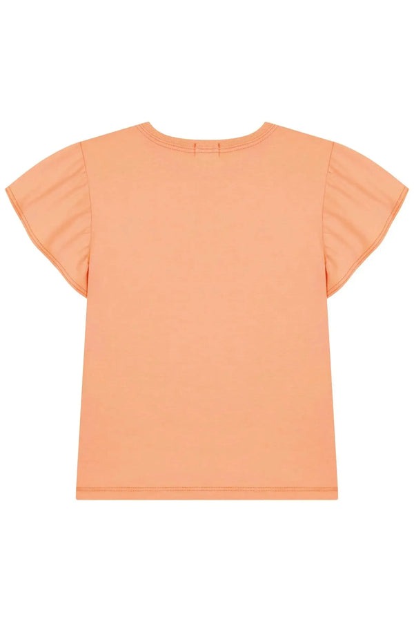 Blusa Infantil Kukiê Verão Laranja Bichinhos