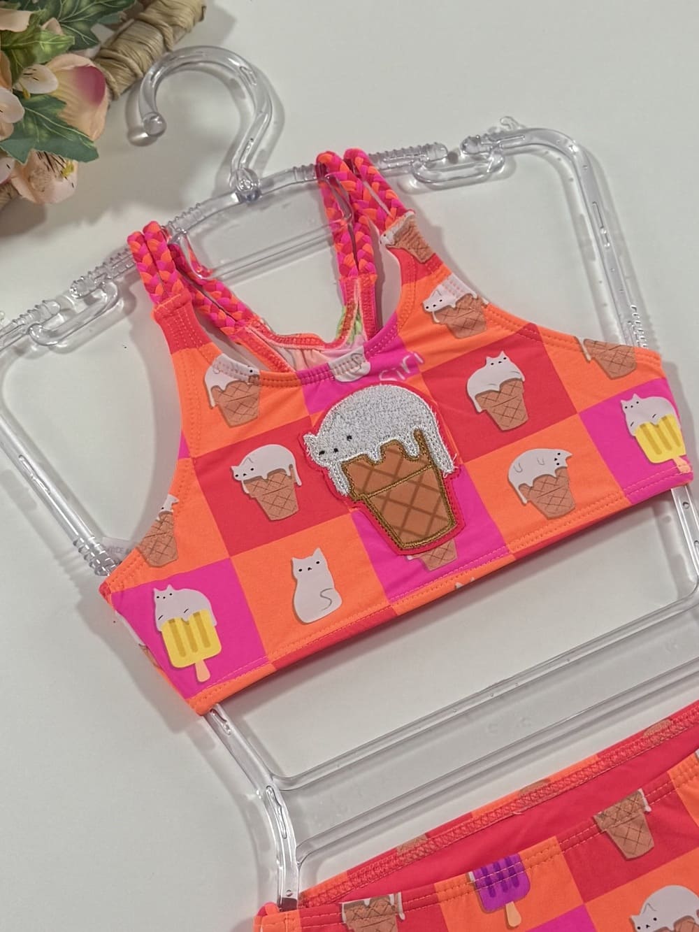Biquíni Infantil Siri Kids Rose Ice Cat 39134