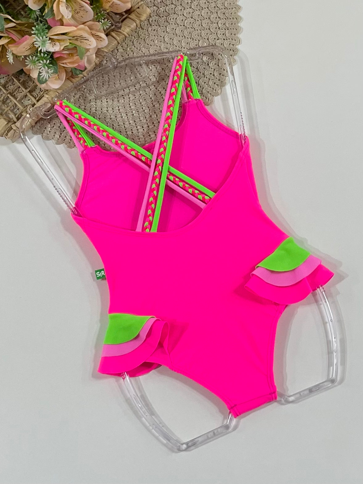 Maiô Infantil Siri Kids Rosa Tamy Turtle 43291
