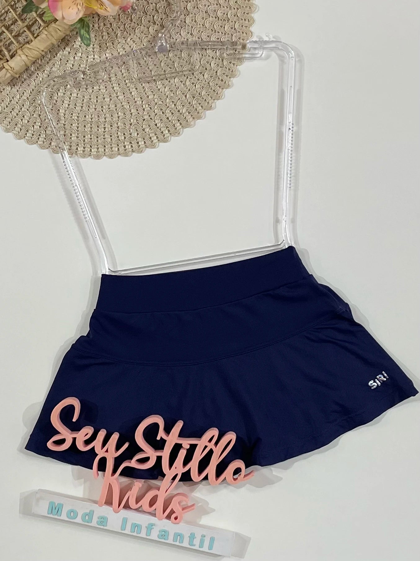 Saia infantil Siri Kids Sport Larissa New Azul Marinho 42038