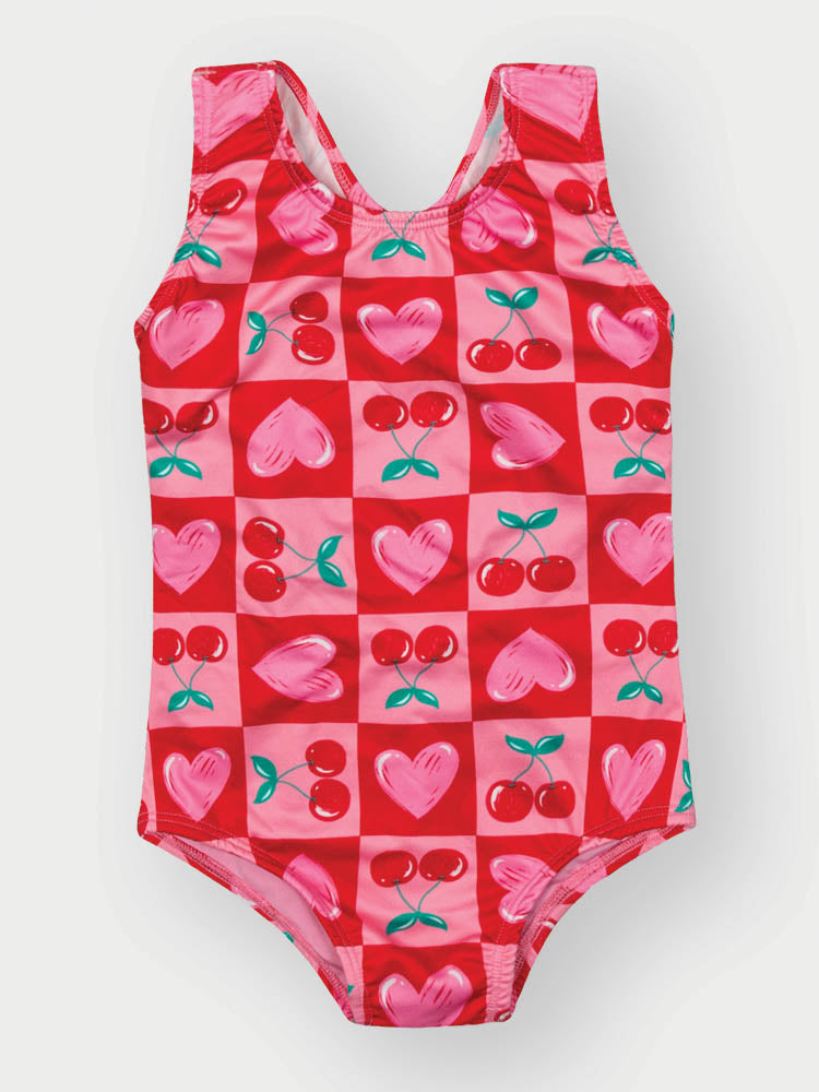 Maiô Infantil Cinti Verão Rosa Cerejinha