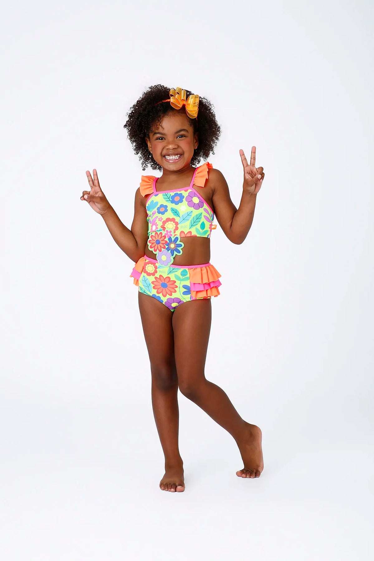 Maiô Infantil Siri Kids Nubia Jardim Verde 43003