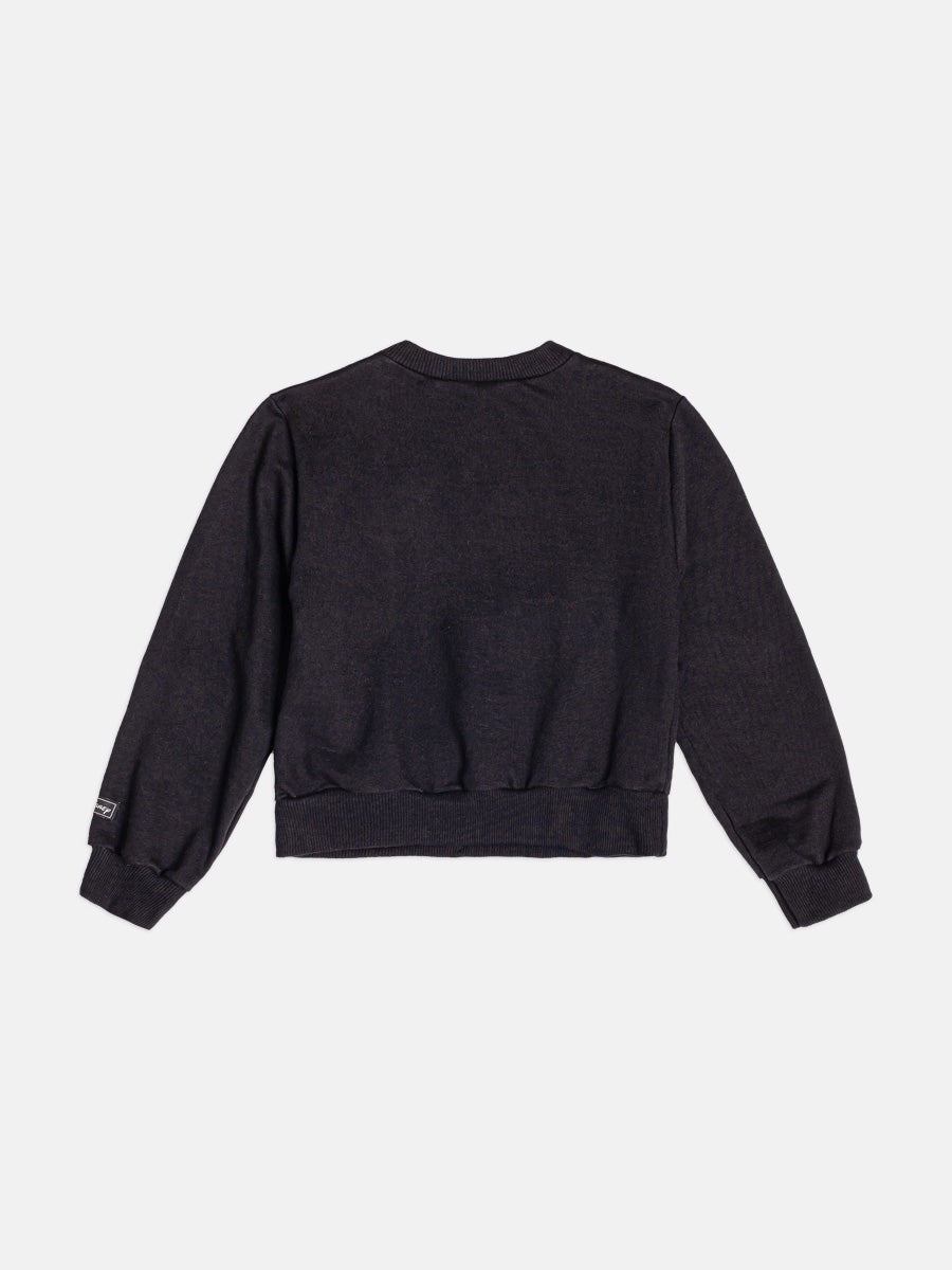 Casaco Infantil Momi Inverno Preto Daisy Lacinhos Disney