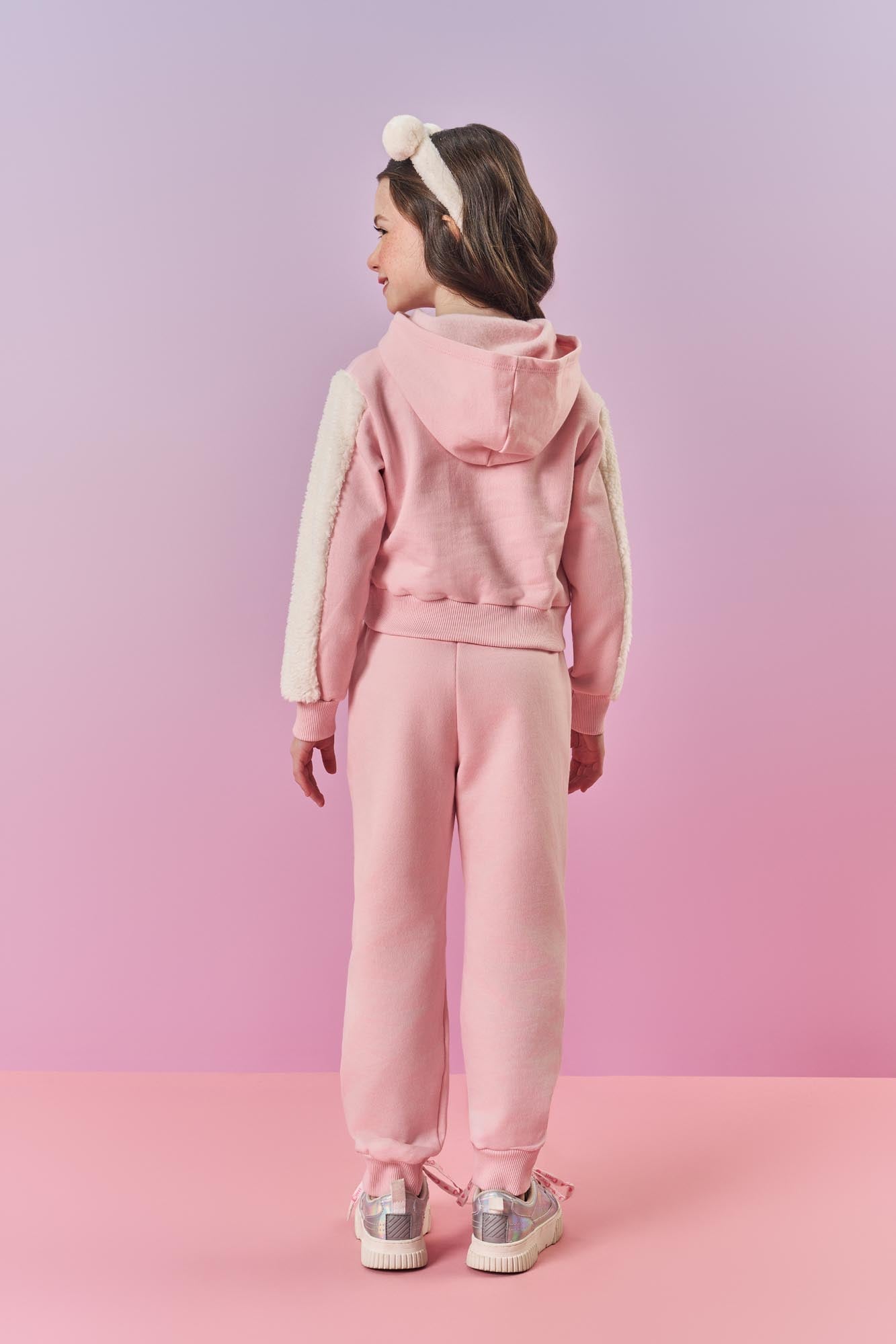 Conjunto Infantil Cinti Inverno Calça e Blusa Ursinha Cute