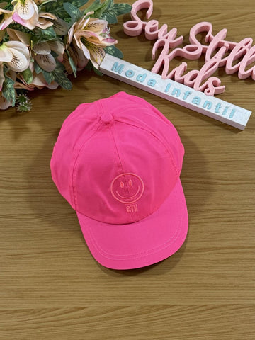 Boné Infantil Catavento Verão Rosa