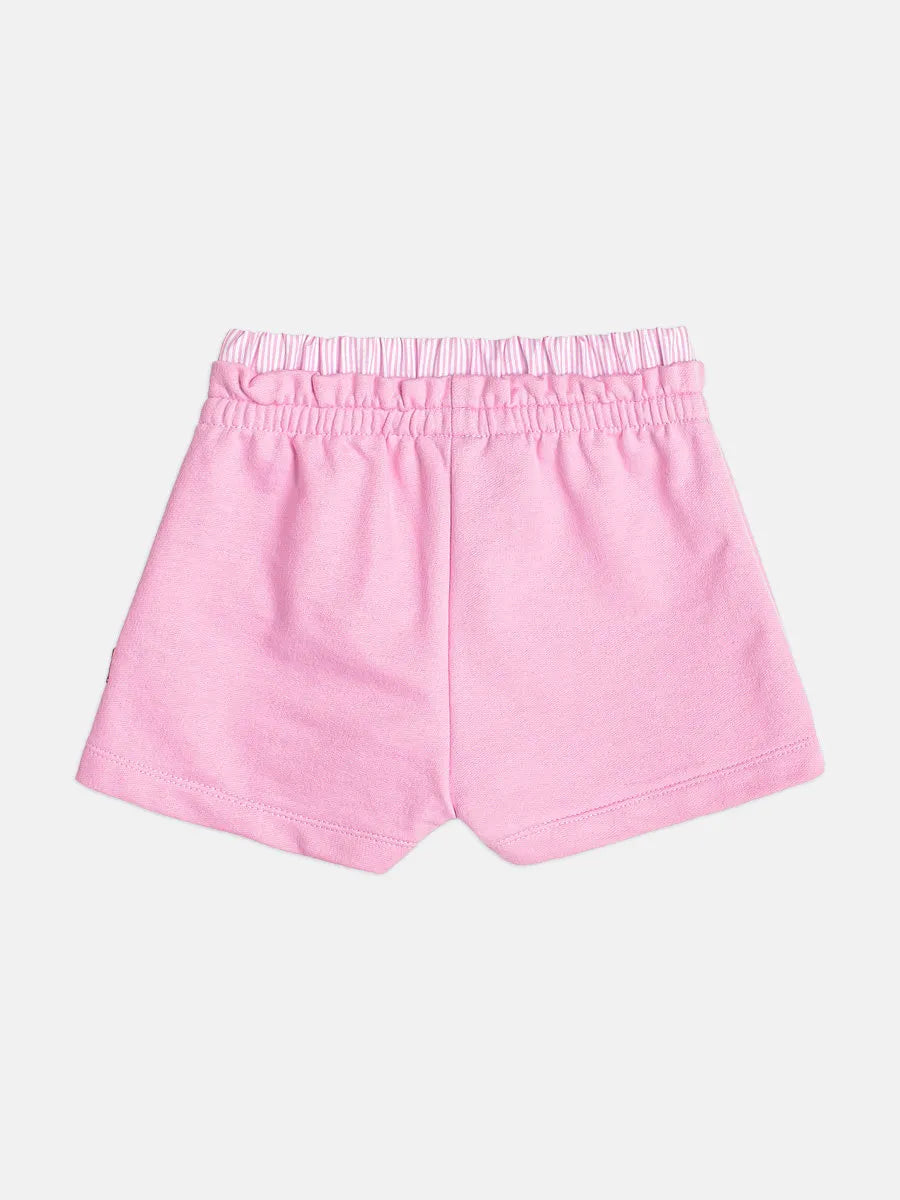 Conjunto Infantil Momi Com Shorts Rosa e Blusa Daisy Strass Disney