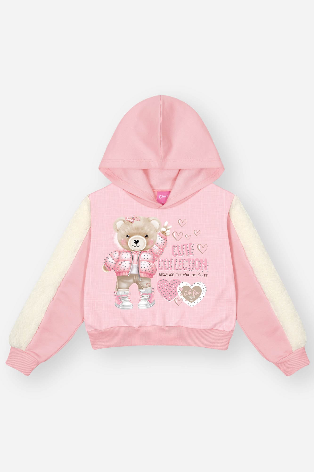 Conjunto Infantil Cinti Inverno Calça e Blusa Ursinha Cute