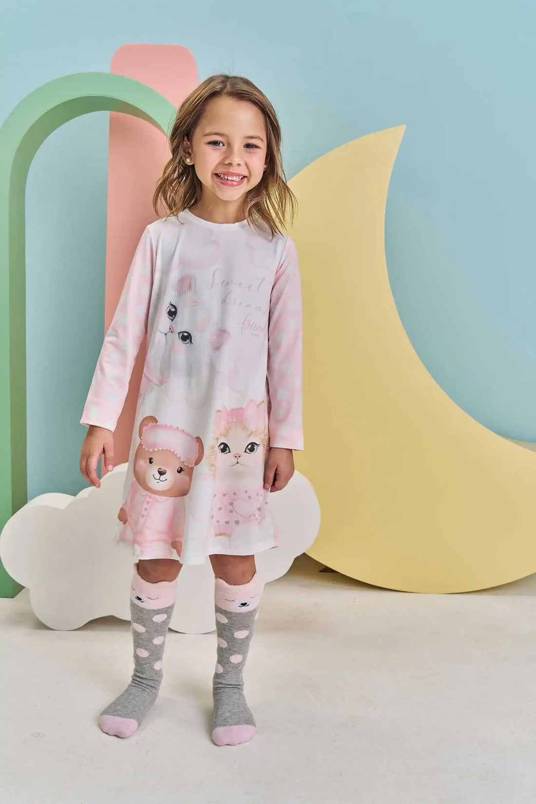 Camisola Infantil Inverno Kukiê Rosa Friends