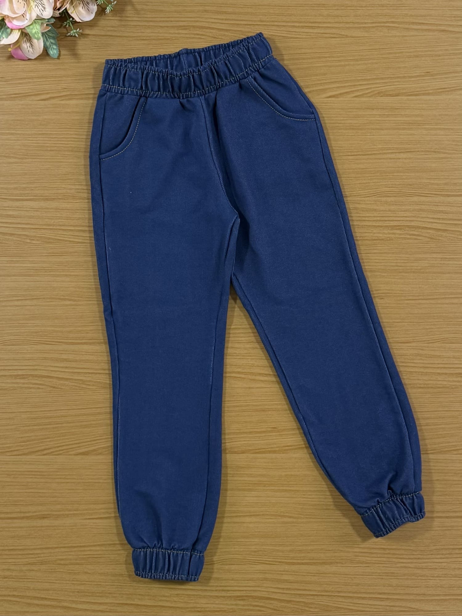 Conjunto Infantil Cinti Inverno com Calça e Jaqueta Jeans Ursinhos