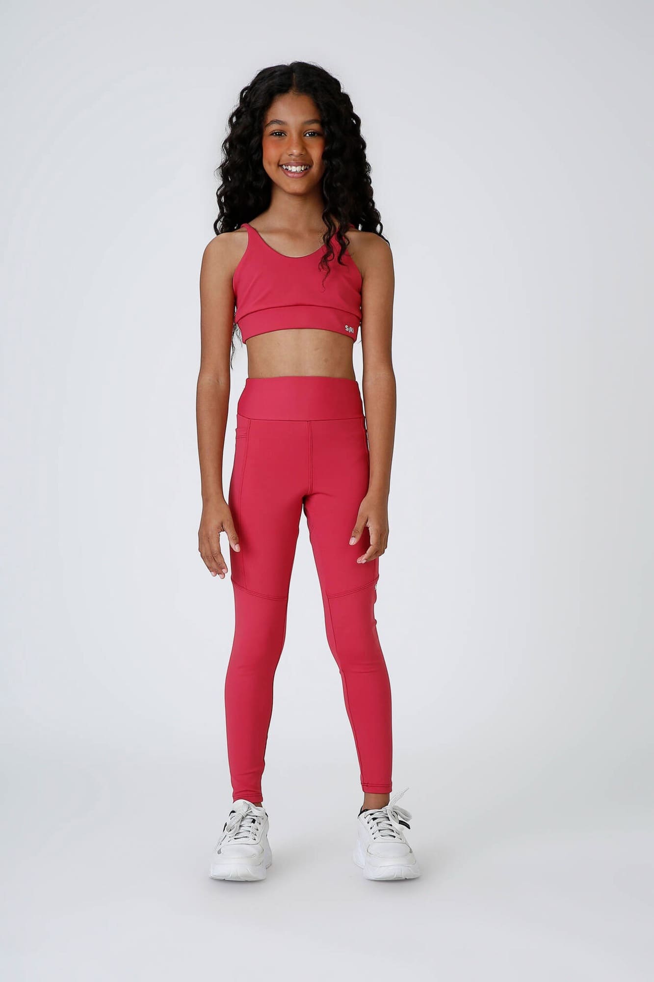 Top Infantil Siri Kids Sport Sara Nagoya Vermelho 42736