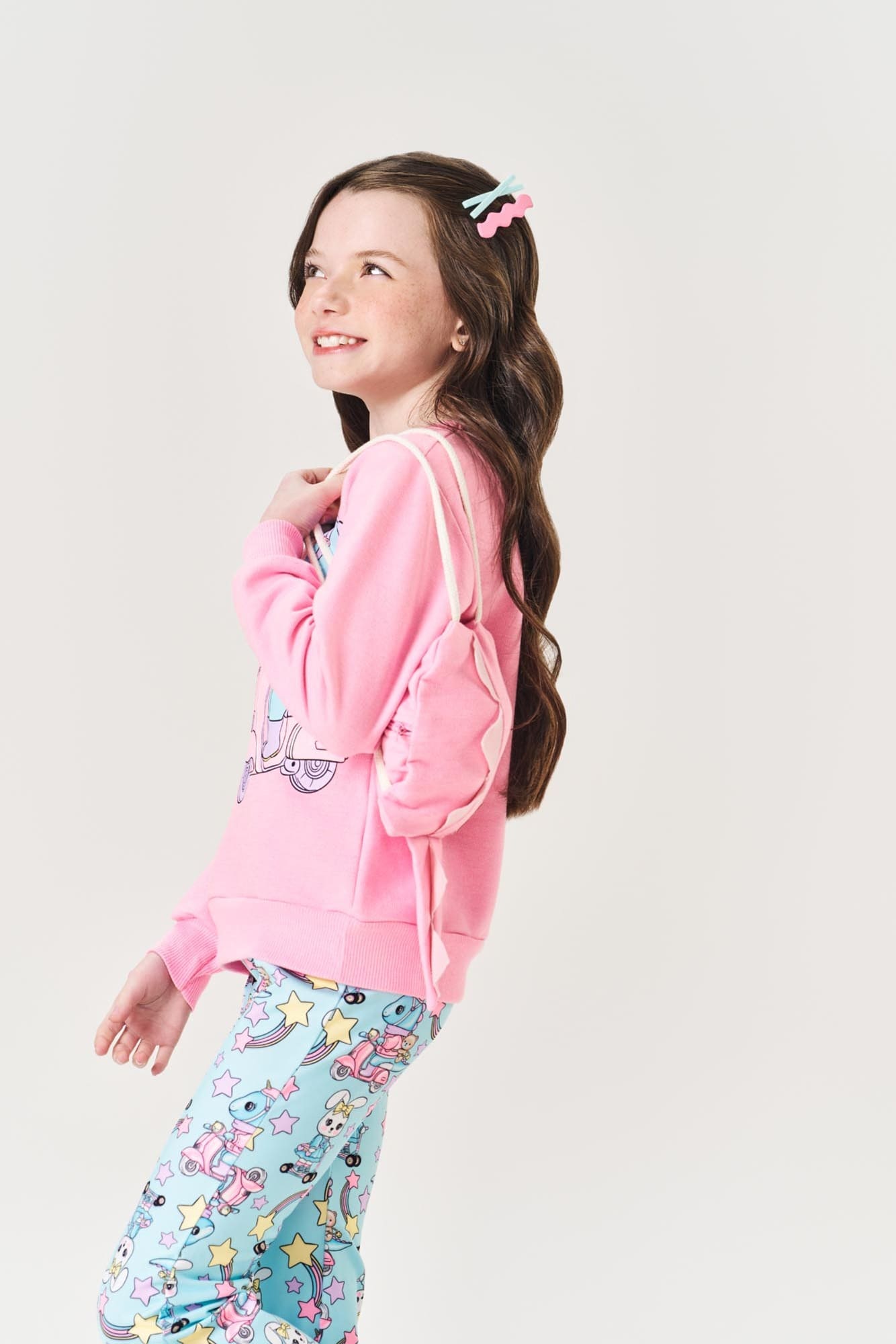 Conjunto Infantil Cinti Inverno Calça e Blusa Dino com Mochila