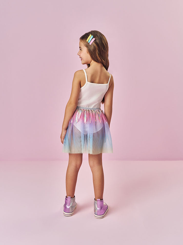 Conjunto infantil Cinti Verão Fantasia Arco íris