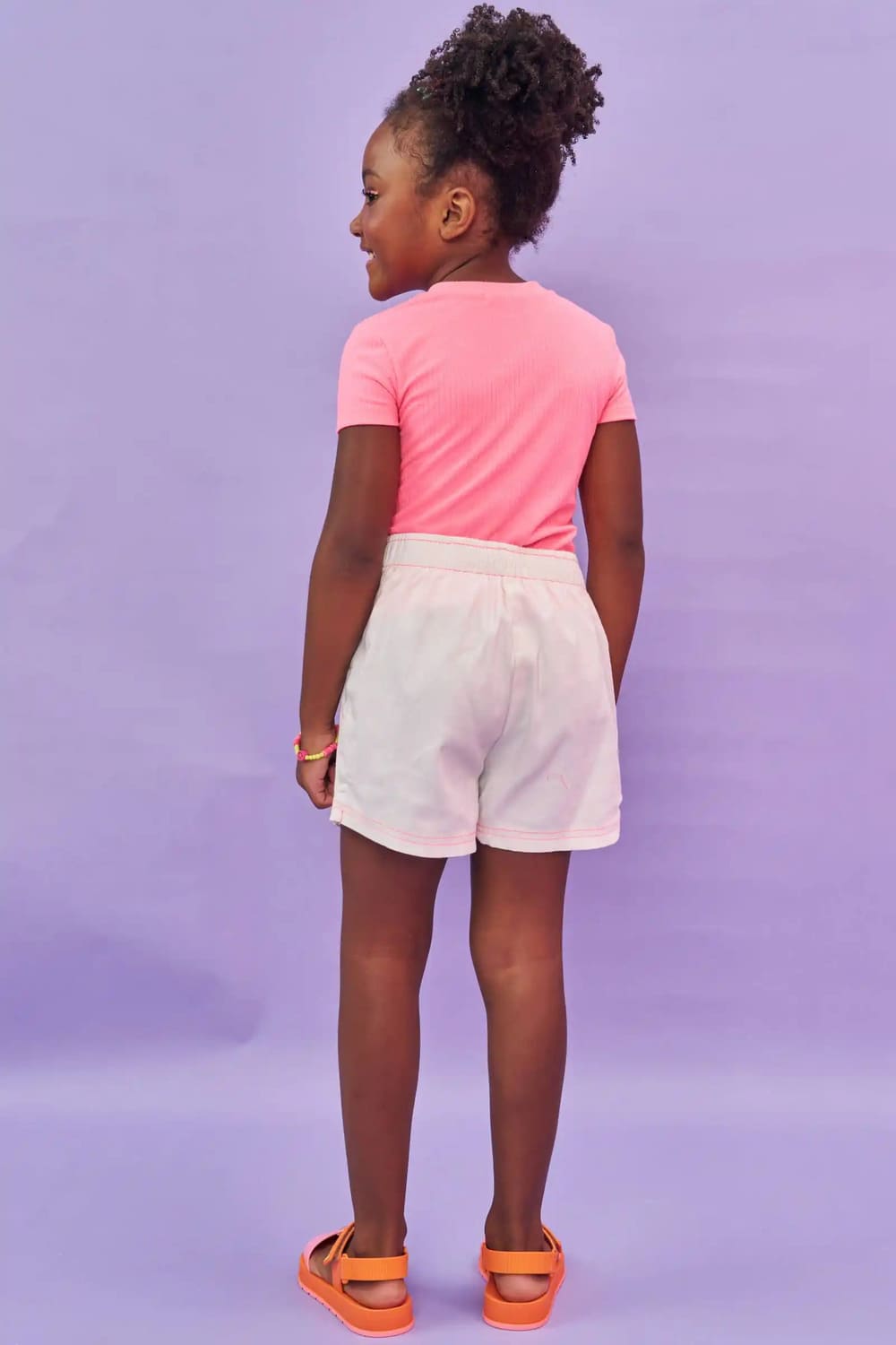 Conjunto Infantil Kukie Verão Com Saia e Blusa Rosa Girl
