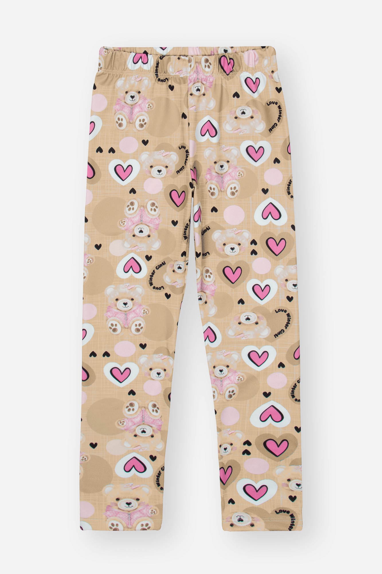 Conjunto Infantil Cinti Inverno Calça e Moletom Flanelado Ursinhos