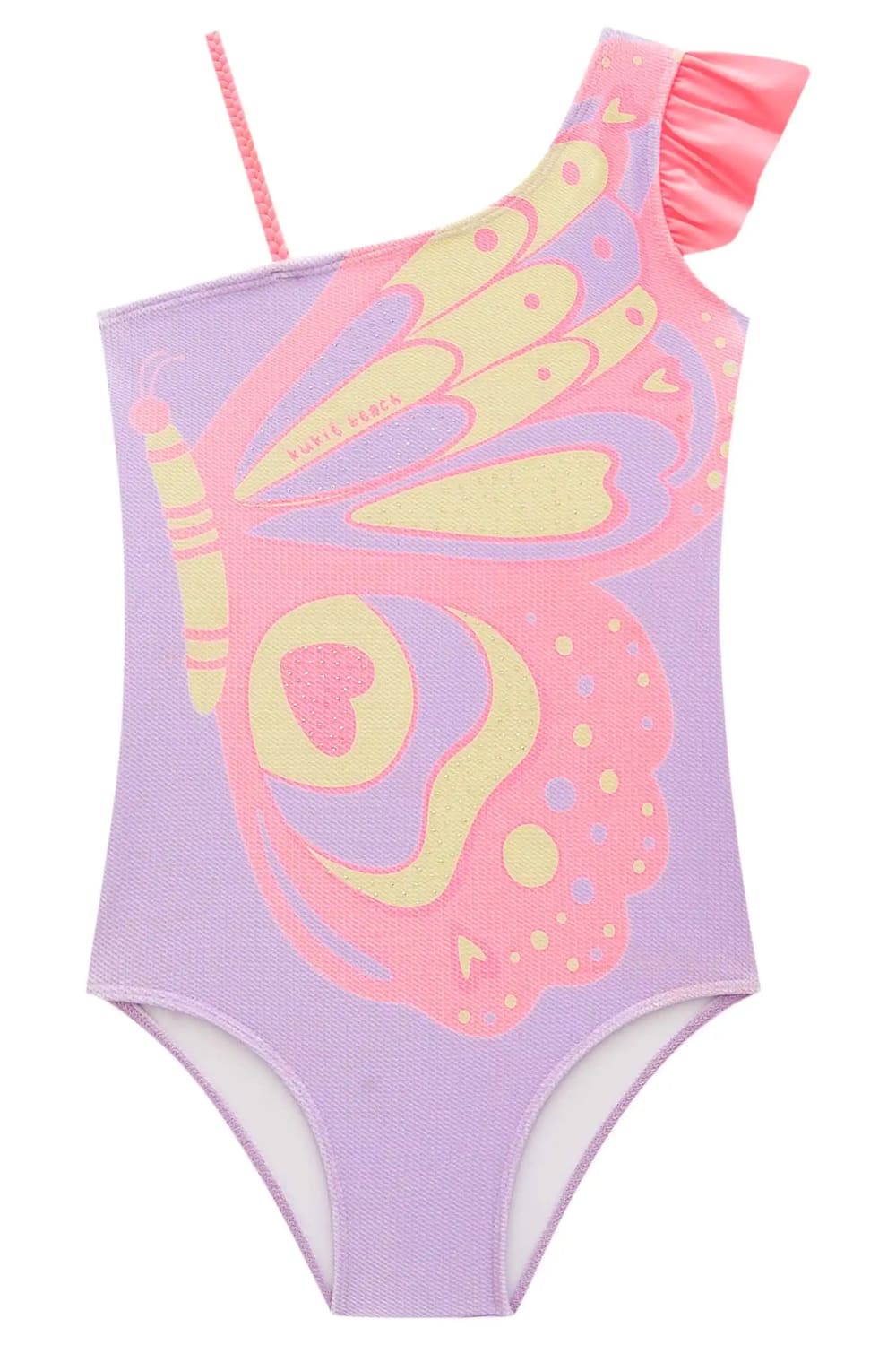 Maiô Infantil Kukie Verão Lilás Borboleta