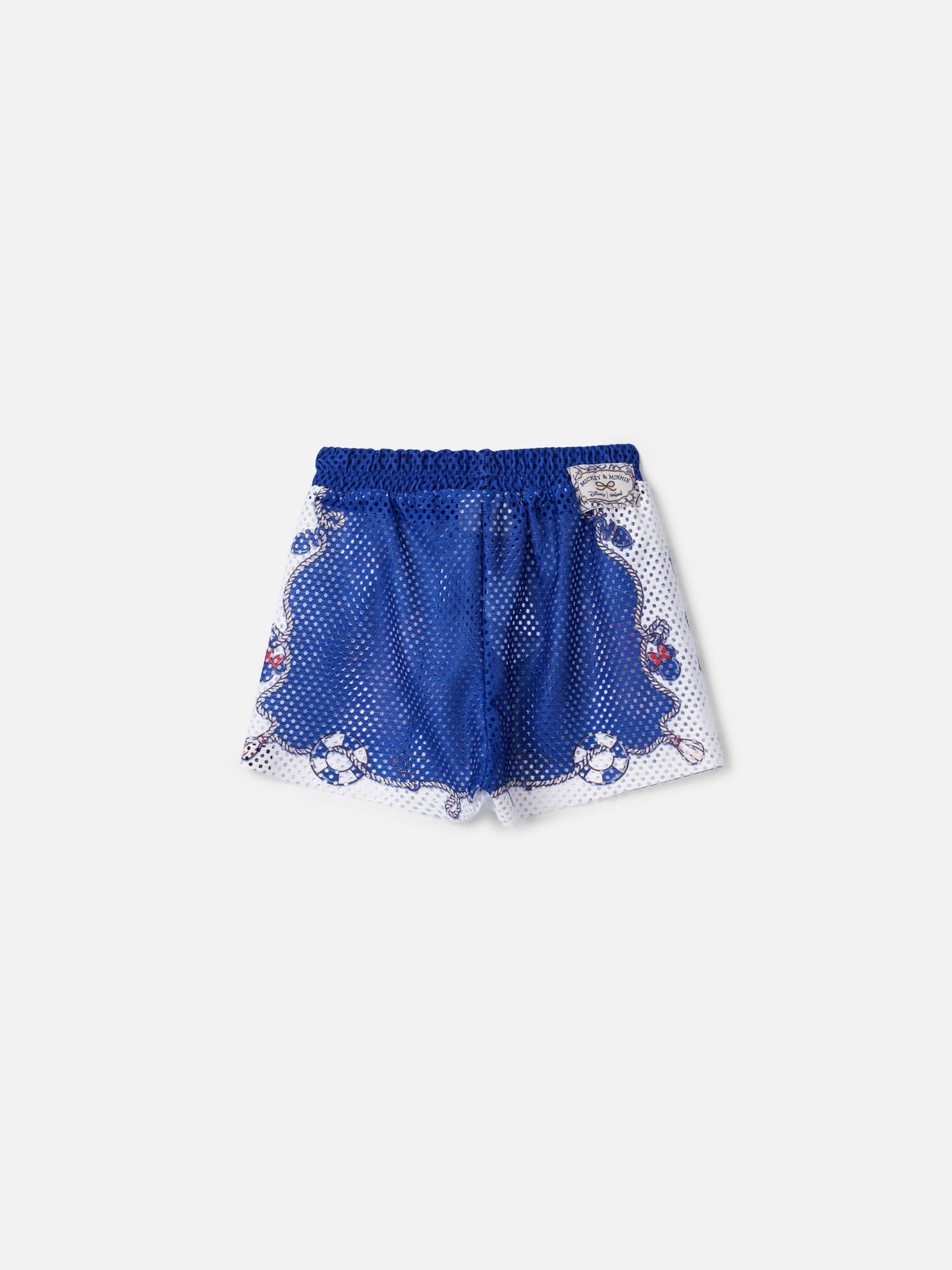 Shorts Infantil Animê Verão em Tela Azul Minnie Disney