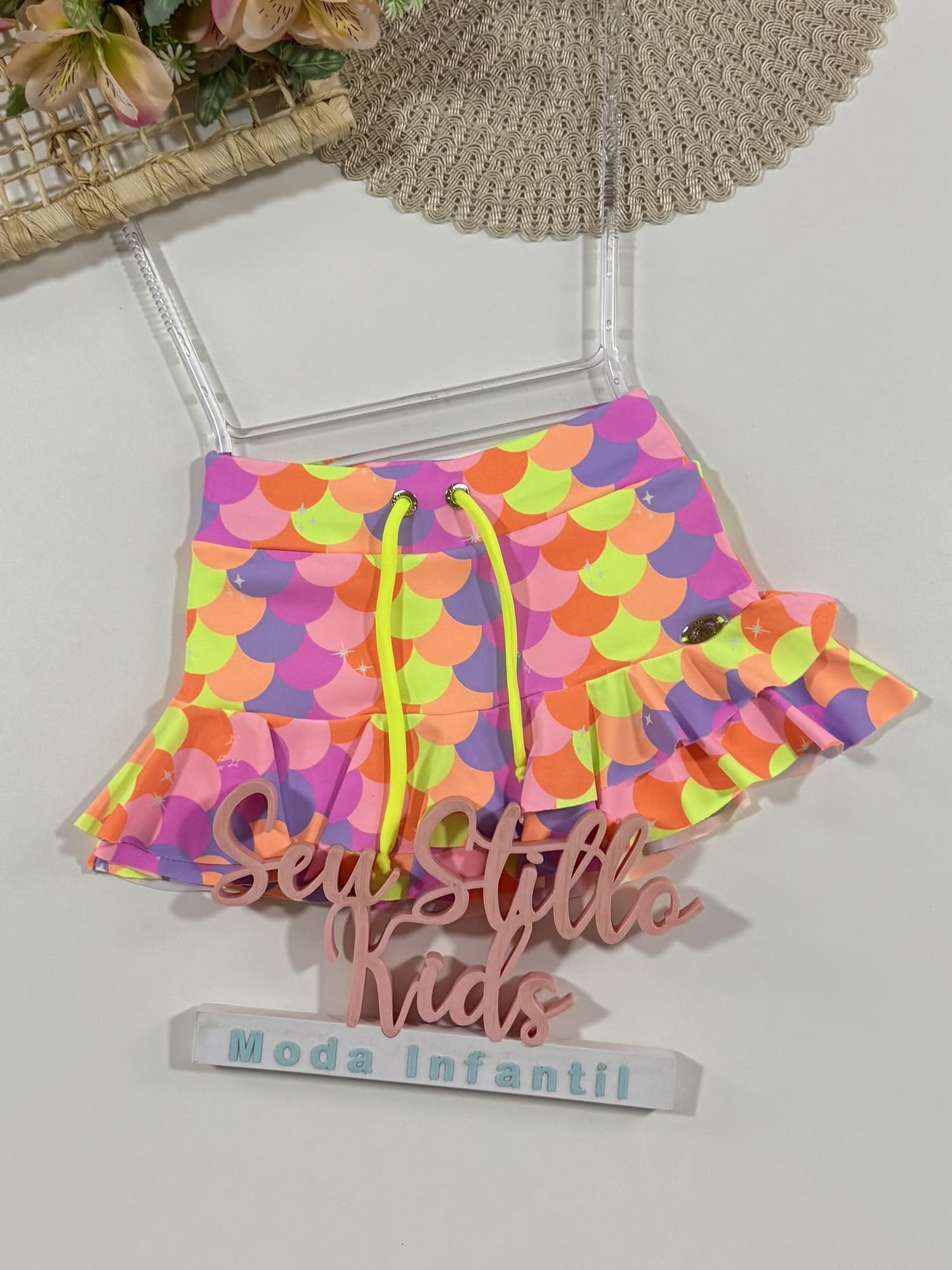 Saia Infantil Siri Kids Amanda Sereia Candy 40211