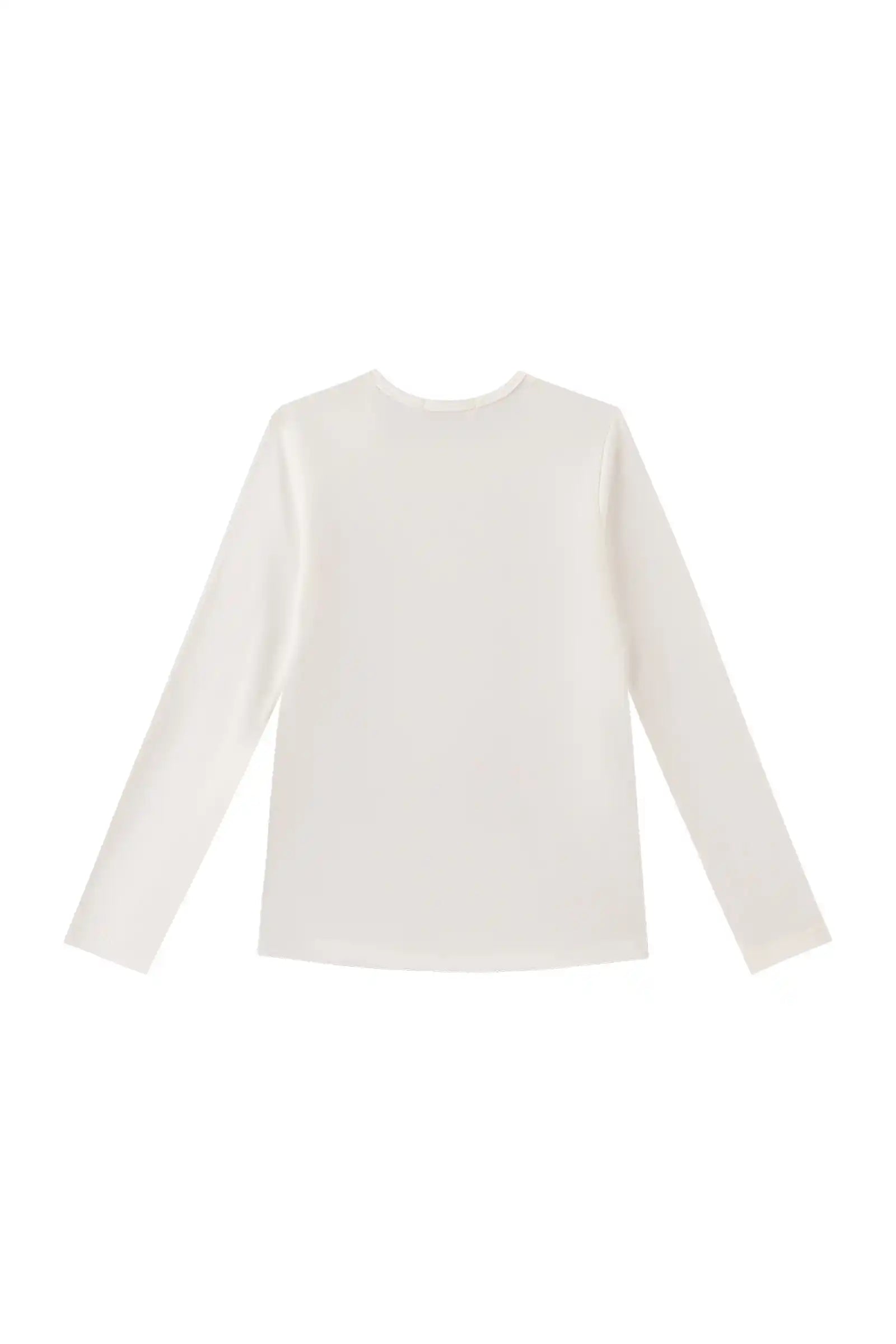 Blusa Infantil Kukiê Inverno Manga Longa Branca Ursinhos Cerejinha