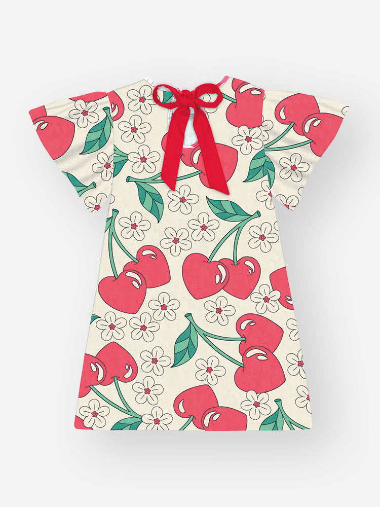 Vestido Infantil Cinti Off White Floral