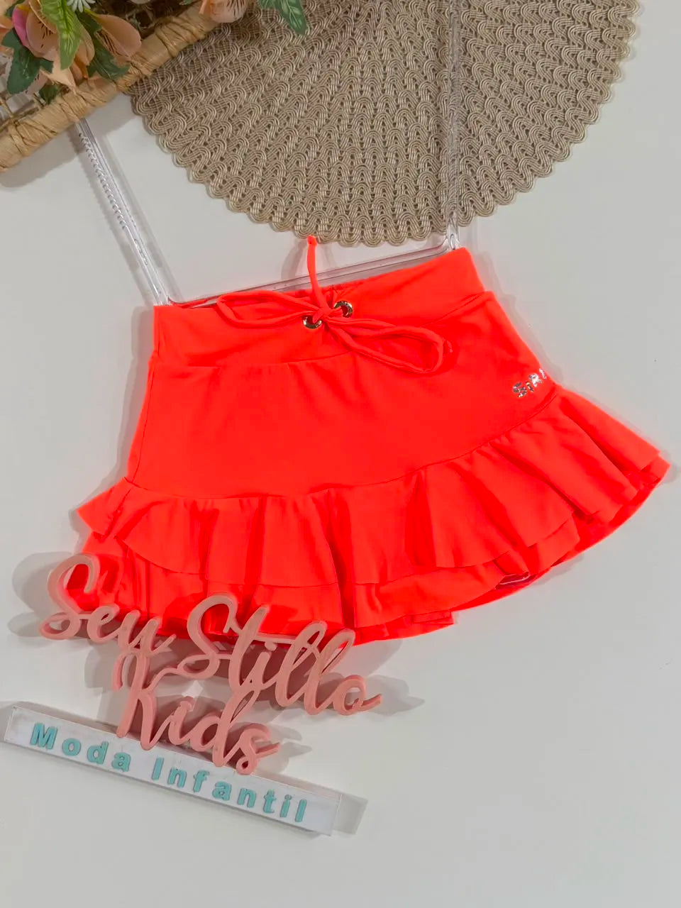 Saia Infantil Siri Kids Laranja Julia Tech 43064