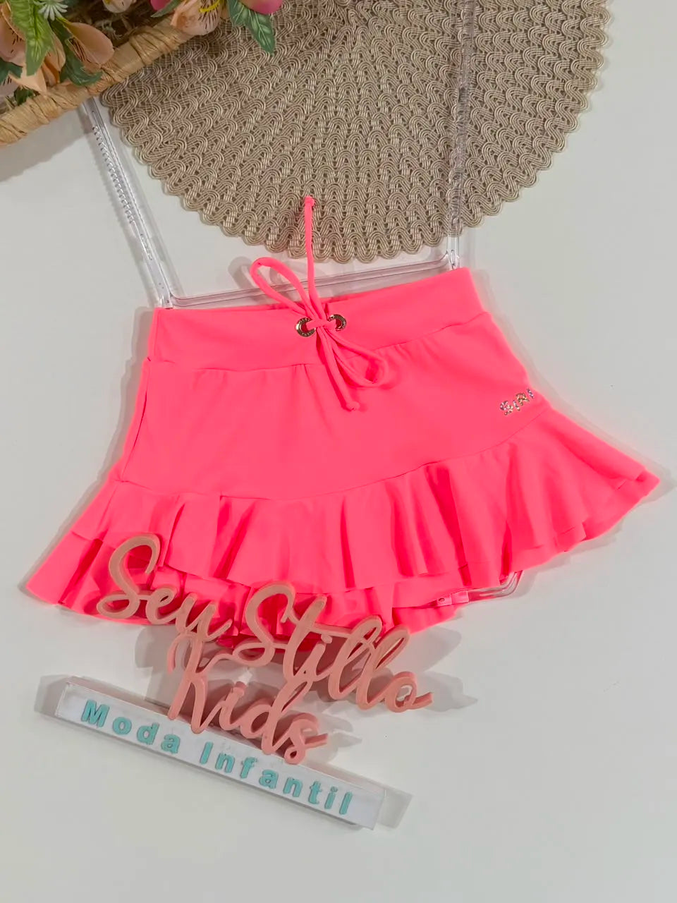 Saia Infantil Siri Kids Salmão Julia Zig Zag 43064
