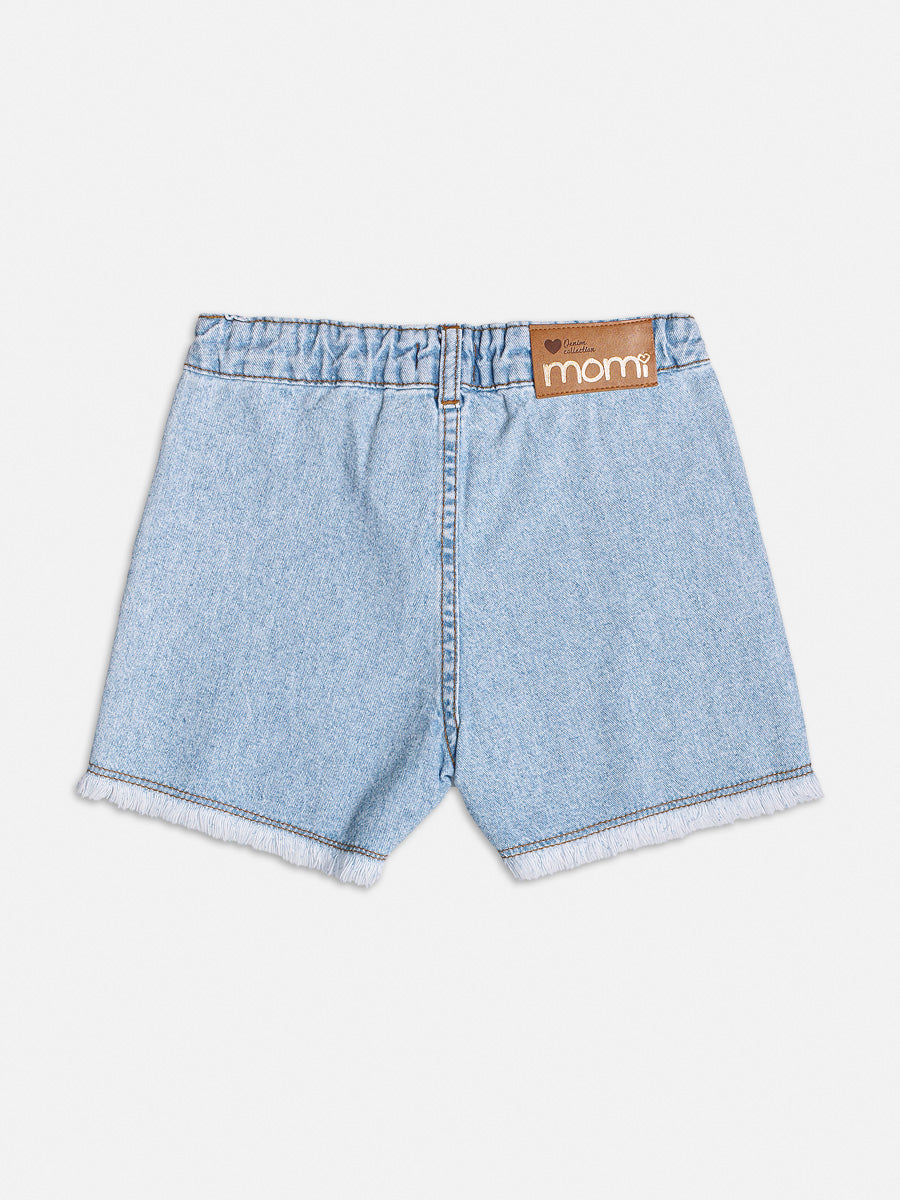 Shorts Infantil Momi Verão Jeans