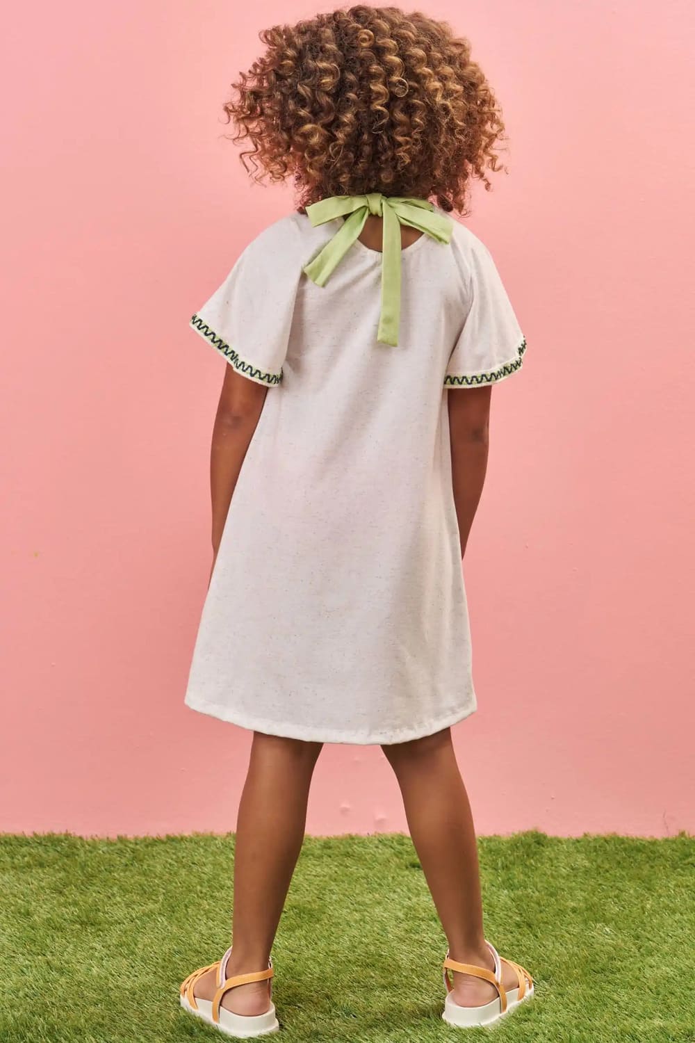Vestido Infantil Kukie Alecrim Verão Menininha no Jardim