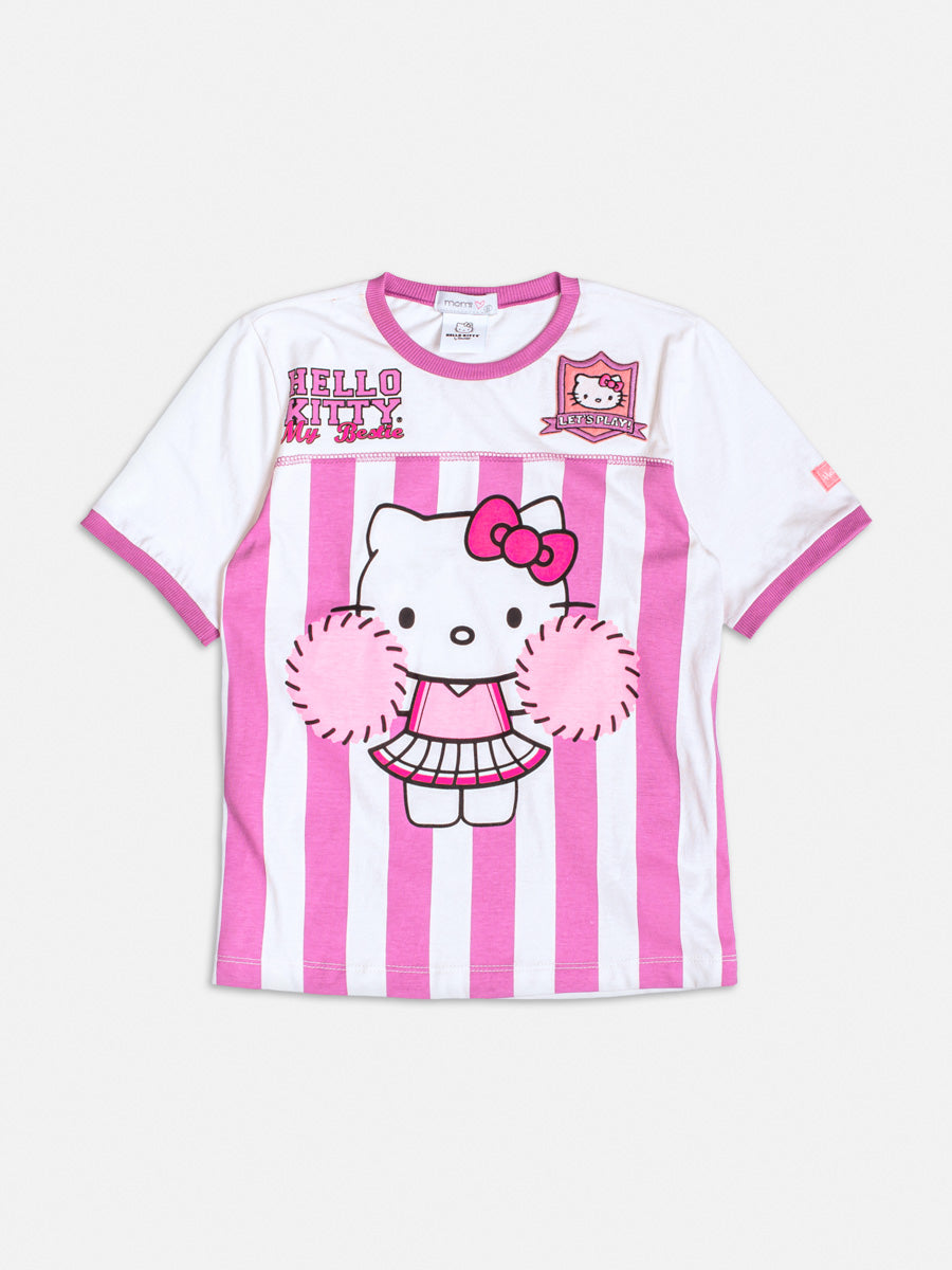 Blusa Infantil Momi Lilás Hello Kitty Lider de Torcida