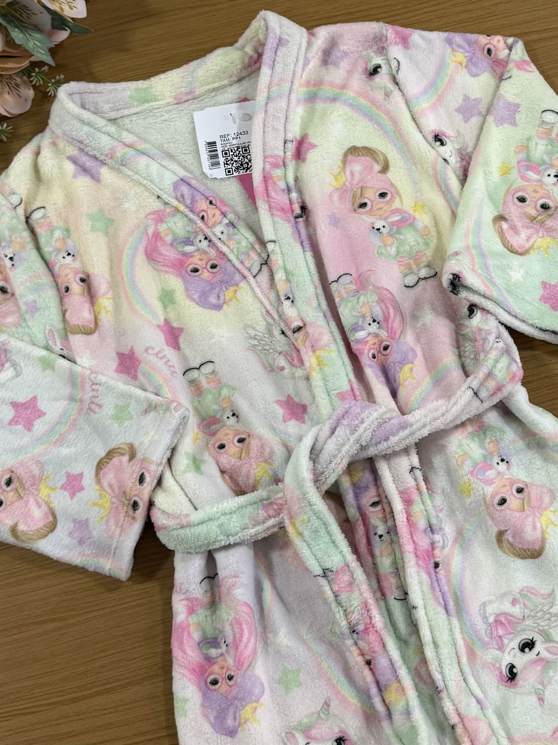 Roupão Infantil Cinti Inverno Colorido Estrelinha