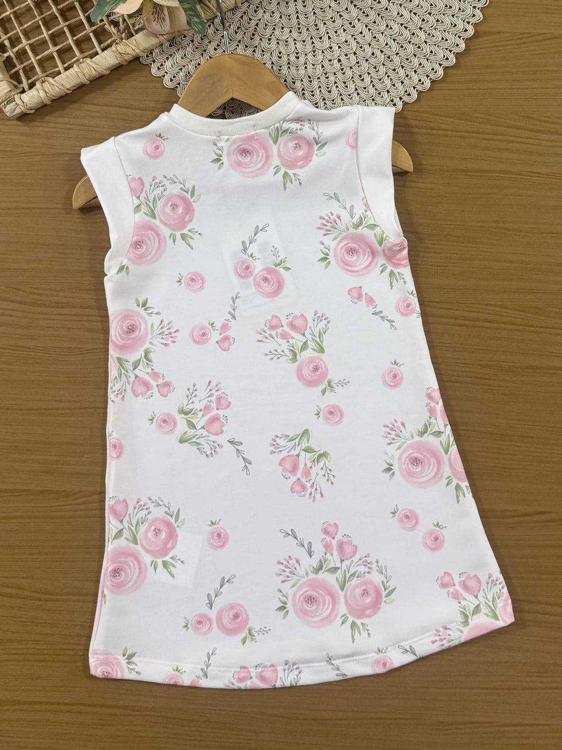 Vestido Infantil Kukiê Verão Branco Princesa Aurora