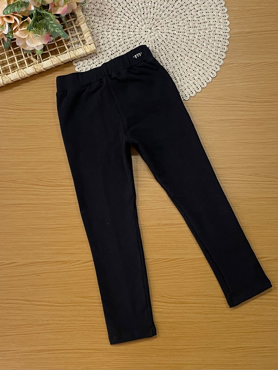 Calça Legging Infantil Momi Inverno Preta