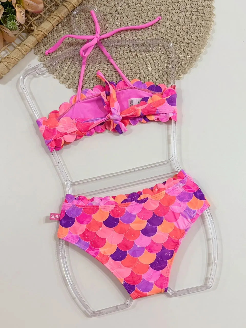 Biquíni Infantil Siri Kids Rosa Amanda Cat Fish 43068