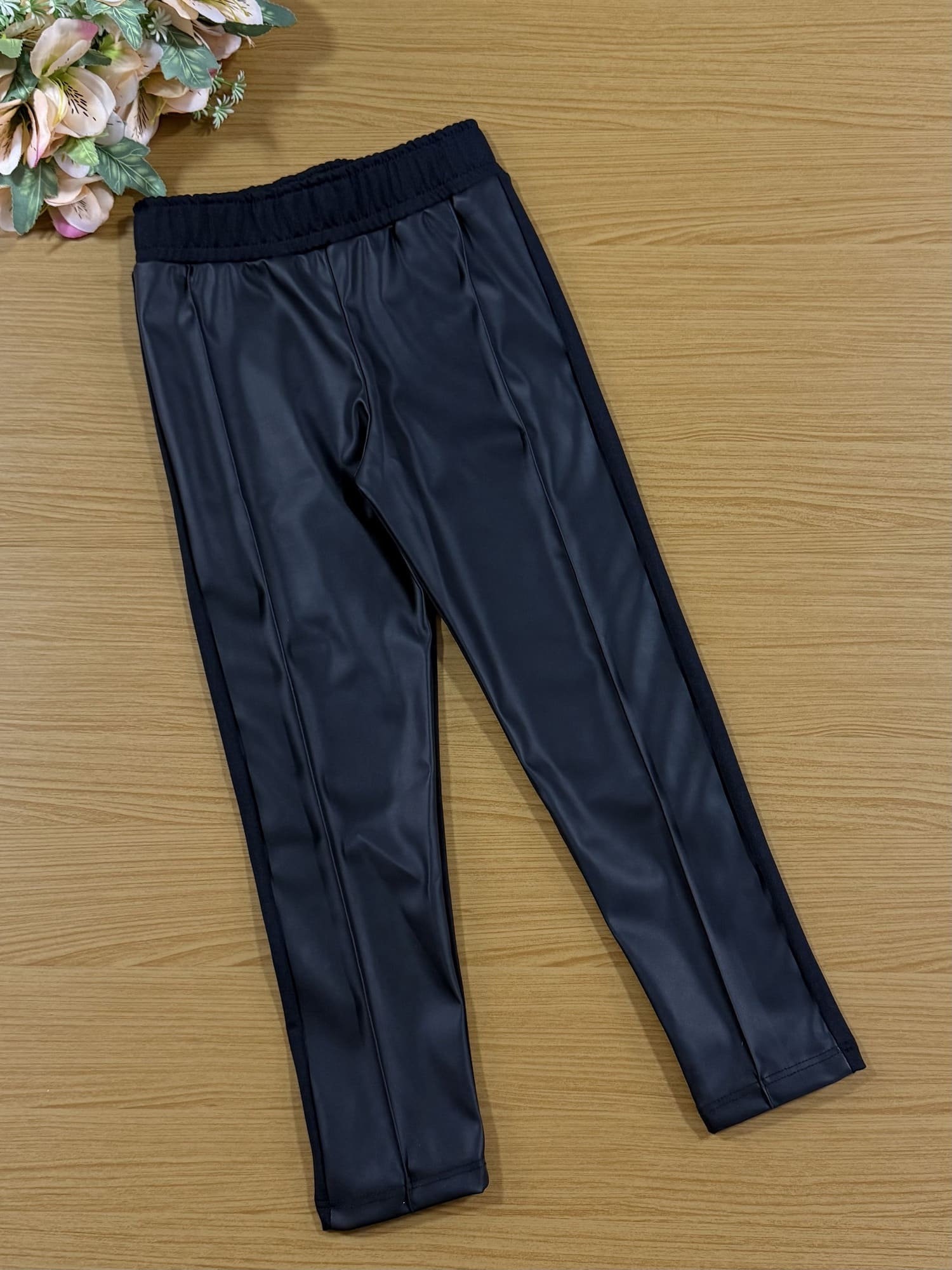 Conjunto Infantil Cinti Inverno Calça e Moletom Flanelado Rosa Panda