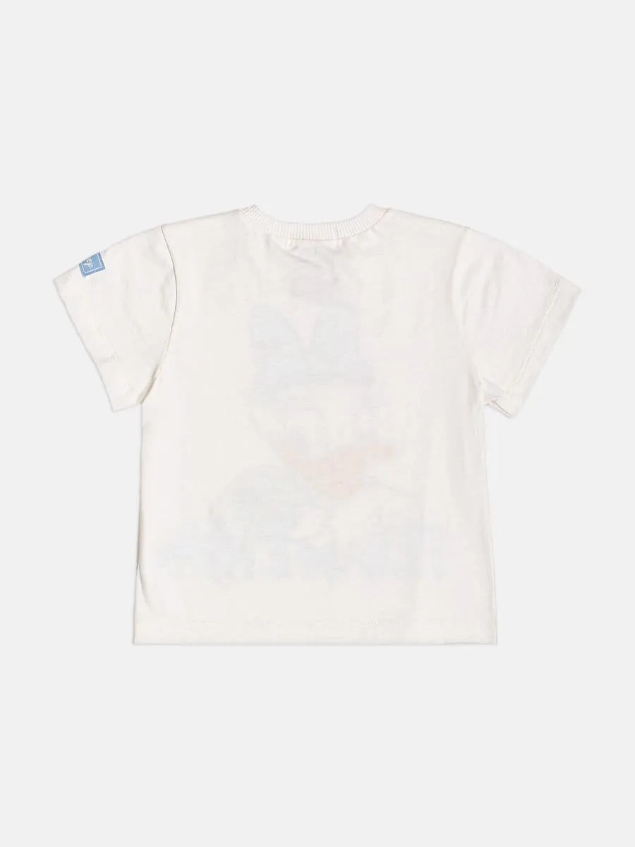 Blusa Infantil Menina Momi Branca Daisy Flowery Disney