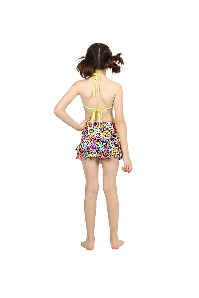 Short Saia Infantil Siri Kids Poliamida Amanda Emojis 39211
