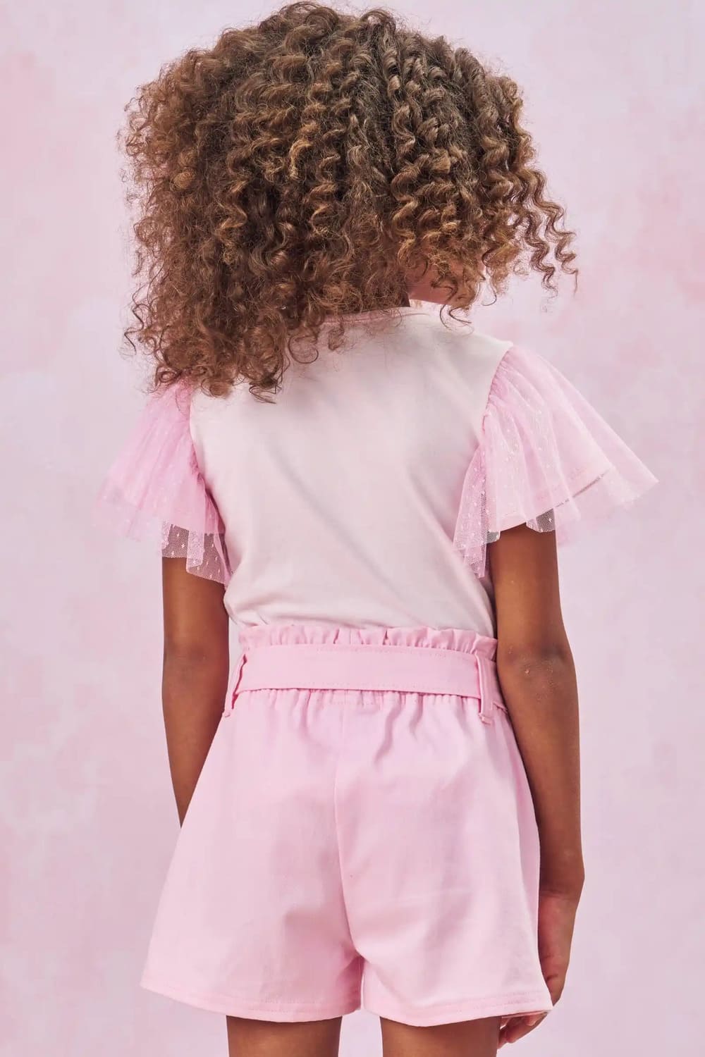 Blusa Infantil Kukie Verão Rosa Unicórnio