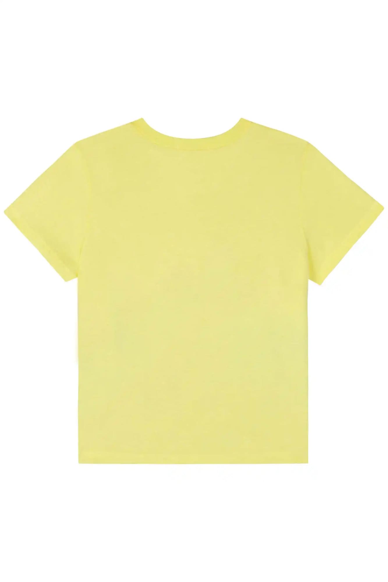 Blusa Infantil Kukiê Verão Amarela Cachorrinha na Praia