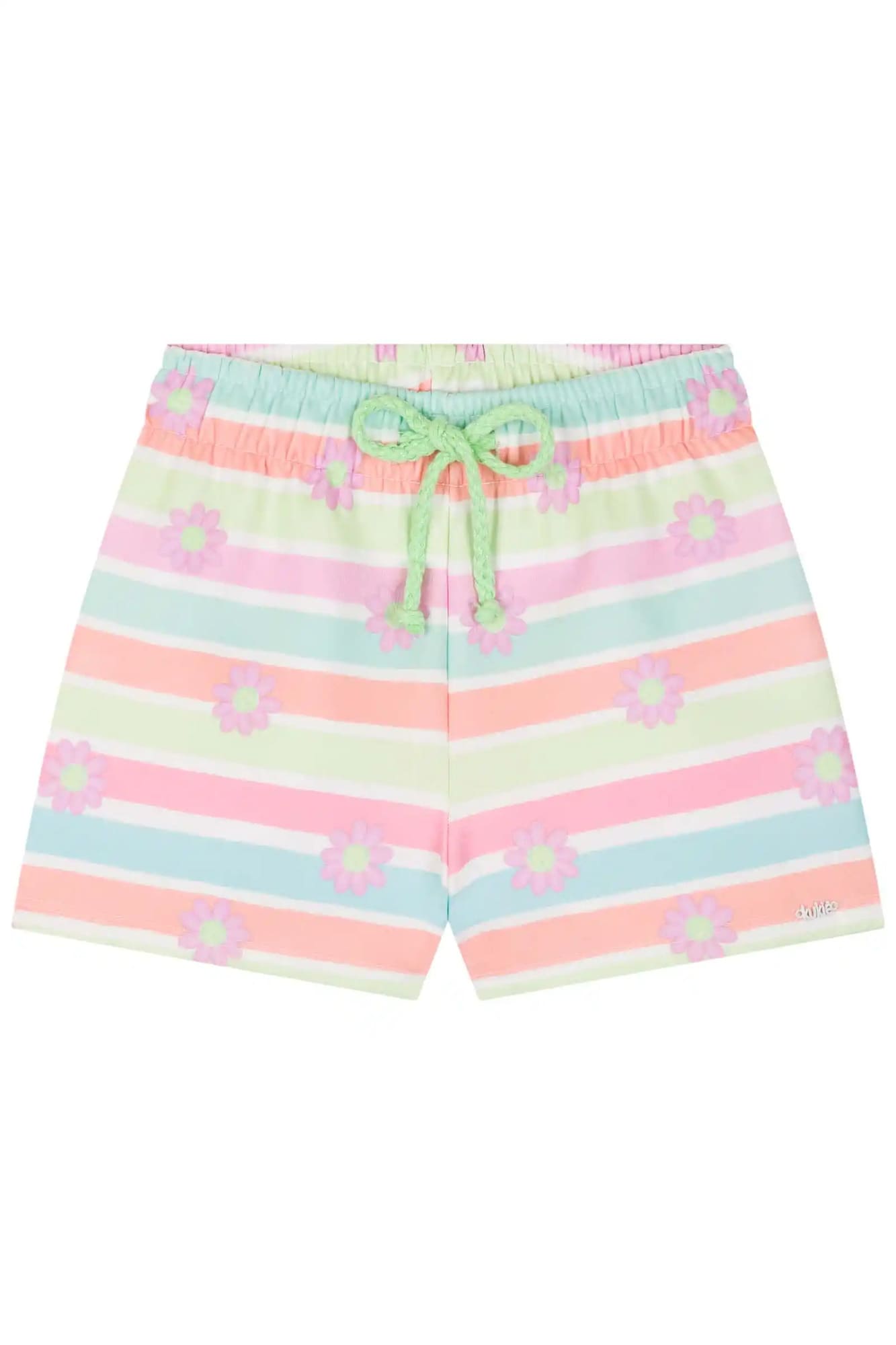 Conjunto Infantil Kukiê Verão com Shorts Verde e Blusa Verde Sapatinho