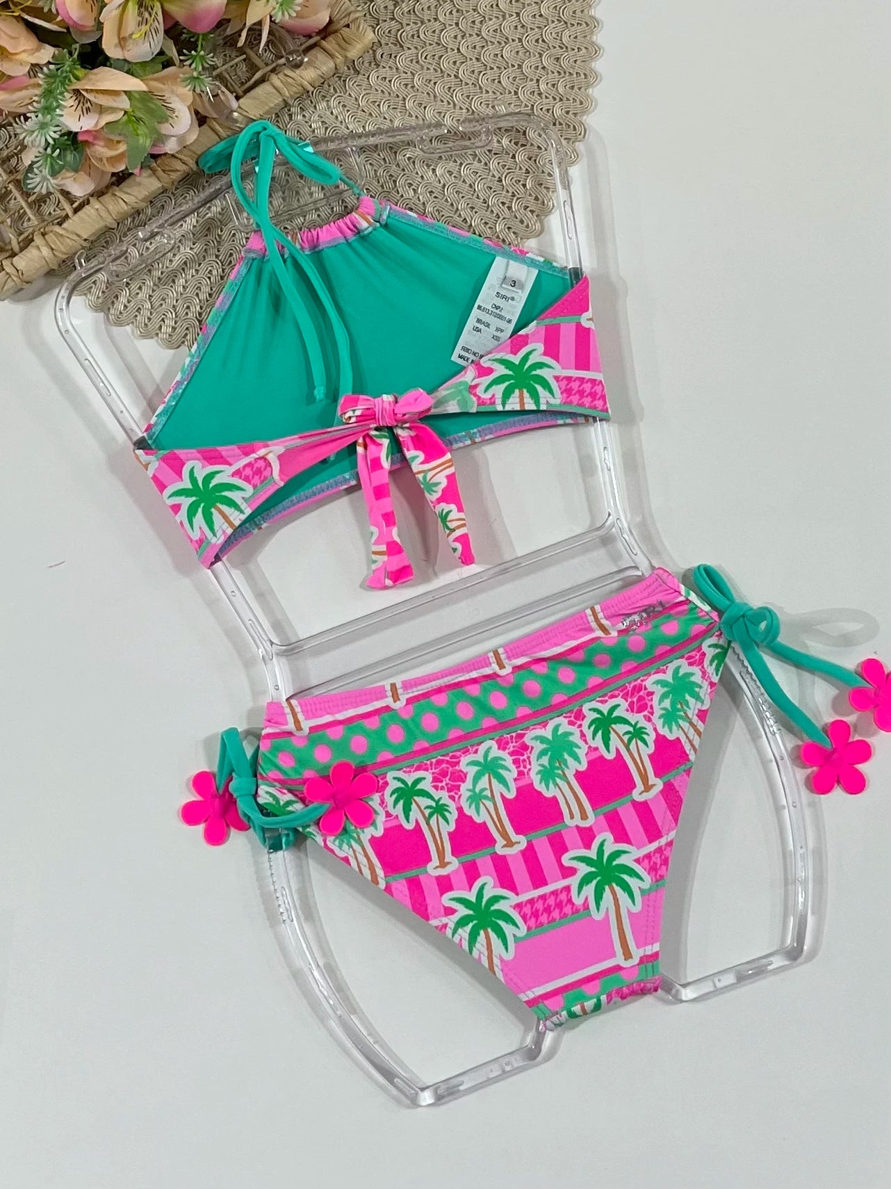 Biquíni Infantil Siri Kids Rosa Manu Tropicandy 43171